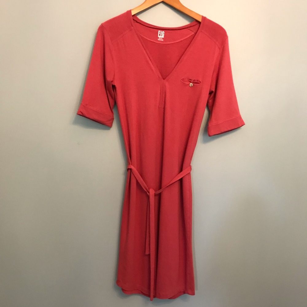 V-neck dress